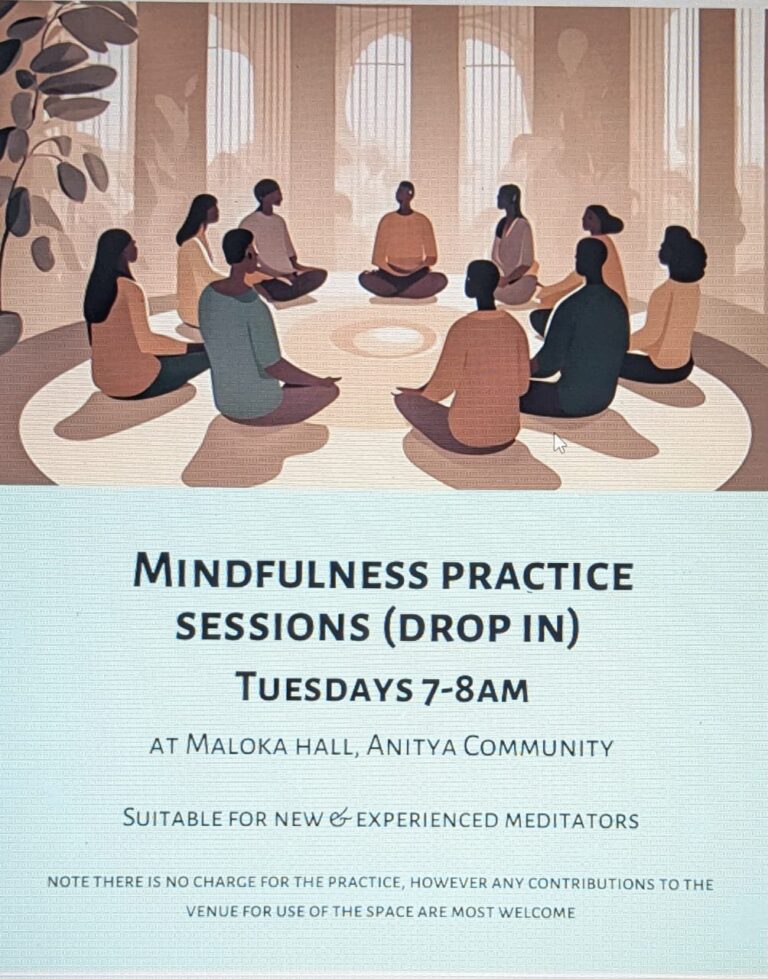 Read more about the article Weekly Mindfulness Practice Session